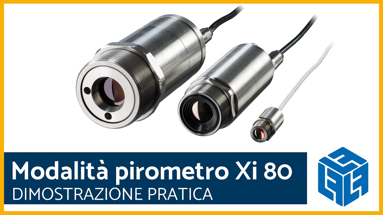 Funzionamento della termocamera Xi 80 in modalità pirometro