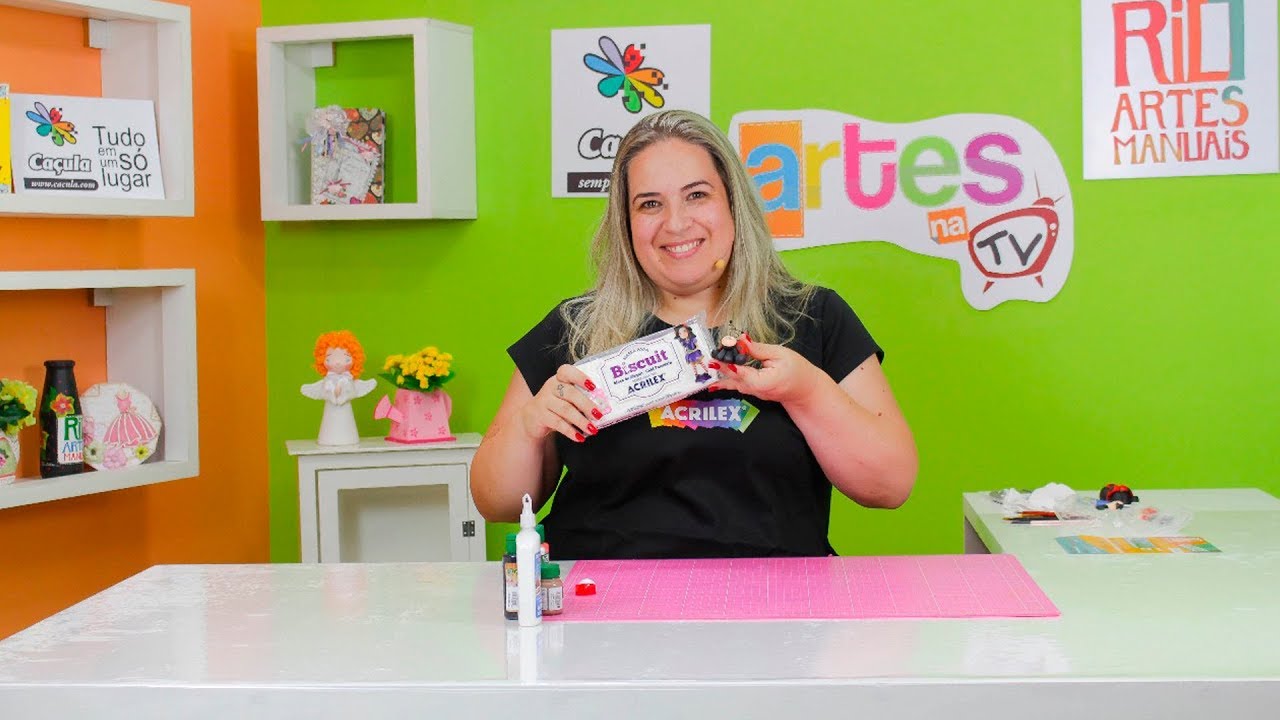 PERSONALIZE SEU APONTADOR UTILIZANDO BISCUIT com ALINE VOLPATO