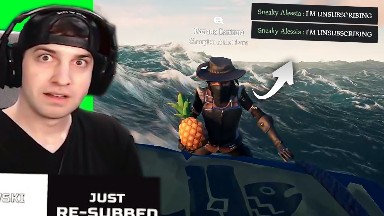 i met a FAN in sea of thieves and it went HORRIBLY WRONG...