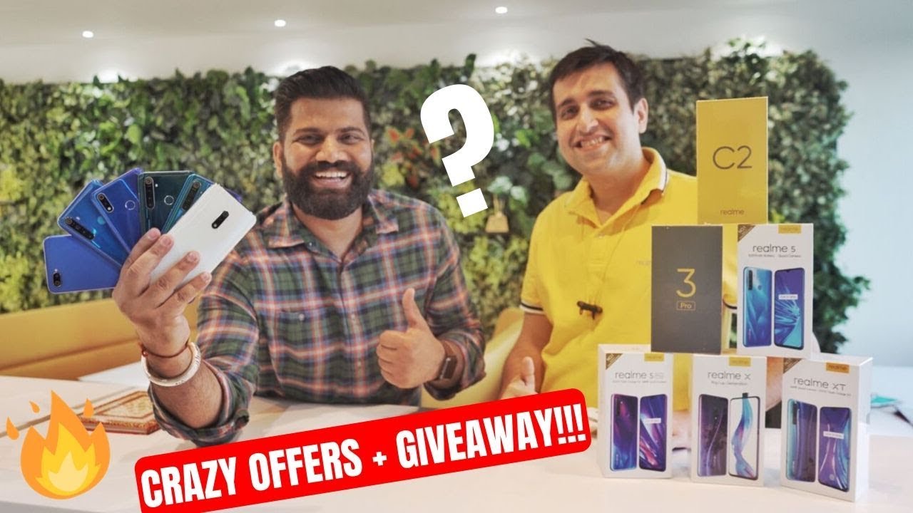 Realme Festive Days Crazy Sale Offers + Giveaway 🔥🔥🔥