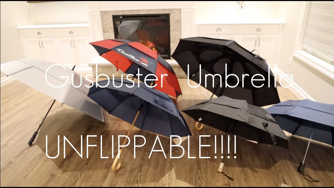 The UNFLIPPABLE  UMBRELLA - GUSTBUSTER - Hands On In-depth Review / DEMO