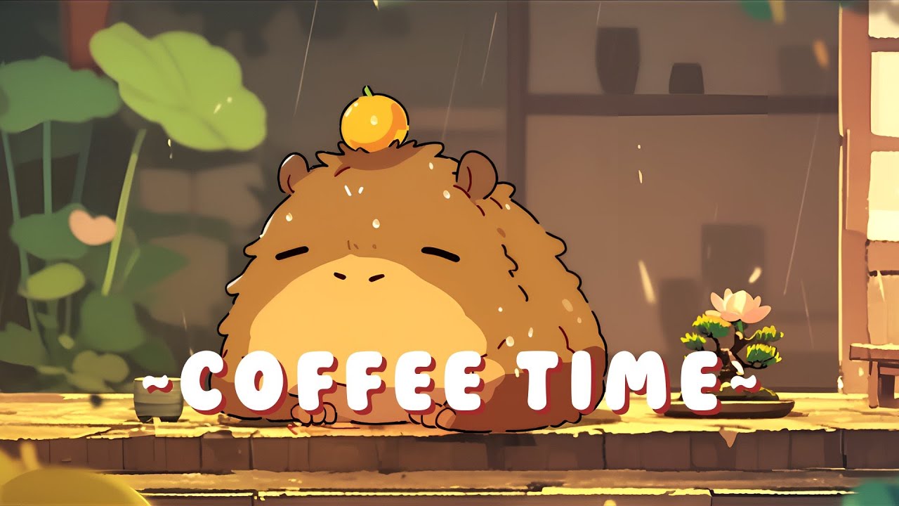 Capybara Lofi Zone - Study Session Music Mix ~ Calm Energy ~ 🦫 🎵 ✨
