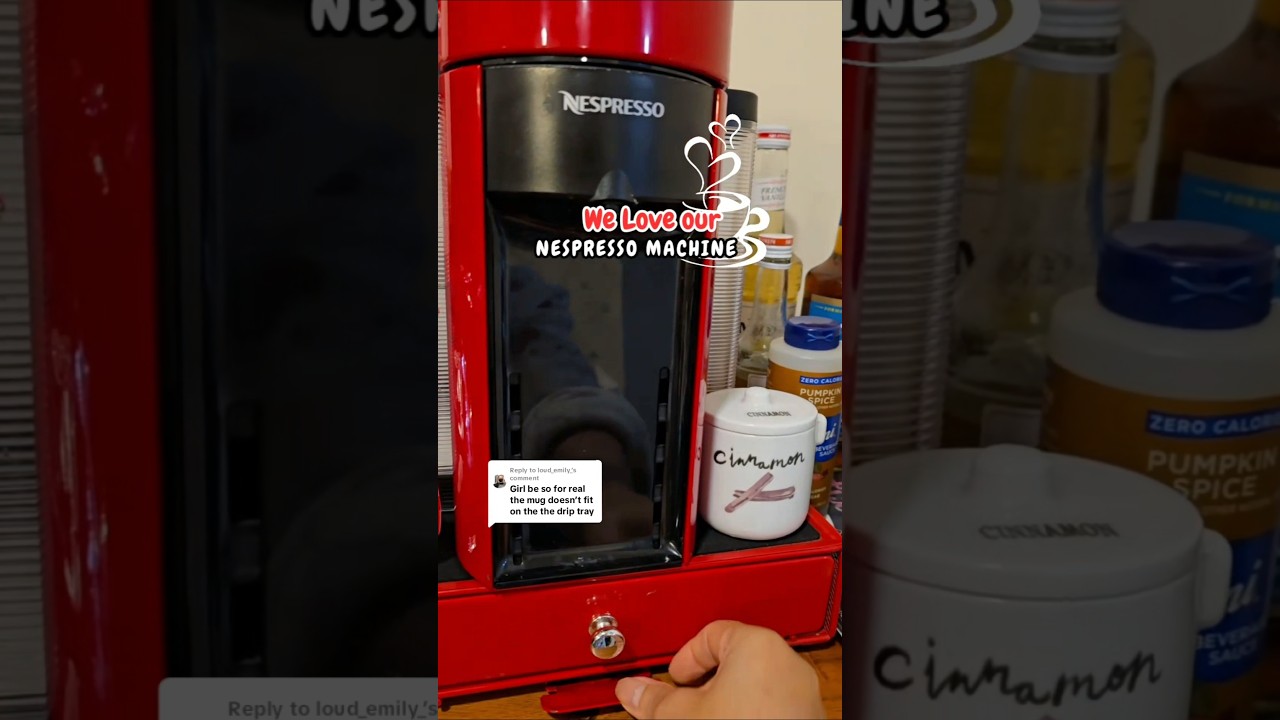 NESPRESSO MACHINE! ☕️🥰🍵!Even Ritz-Carlton Hotels serve it instead of the usual Keurig