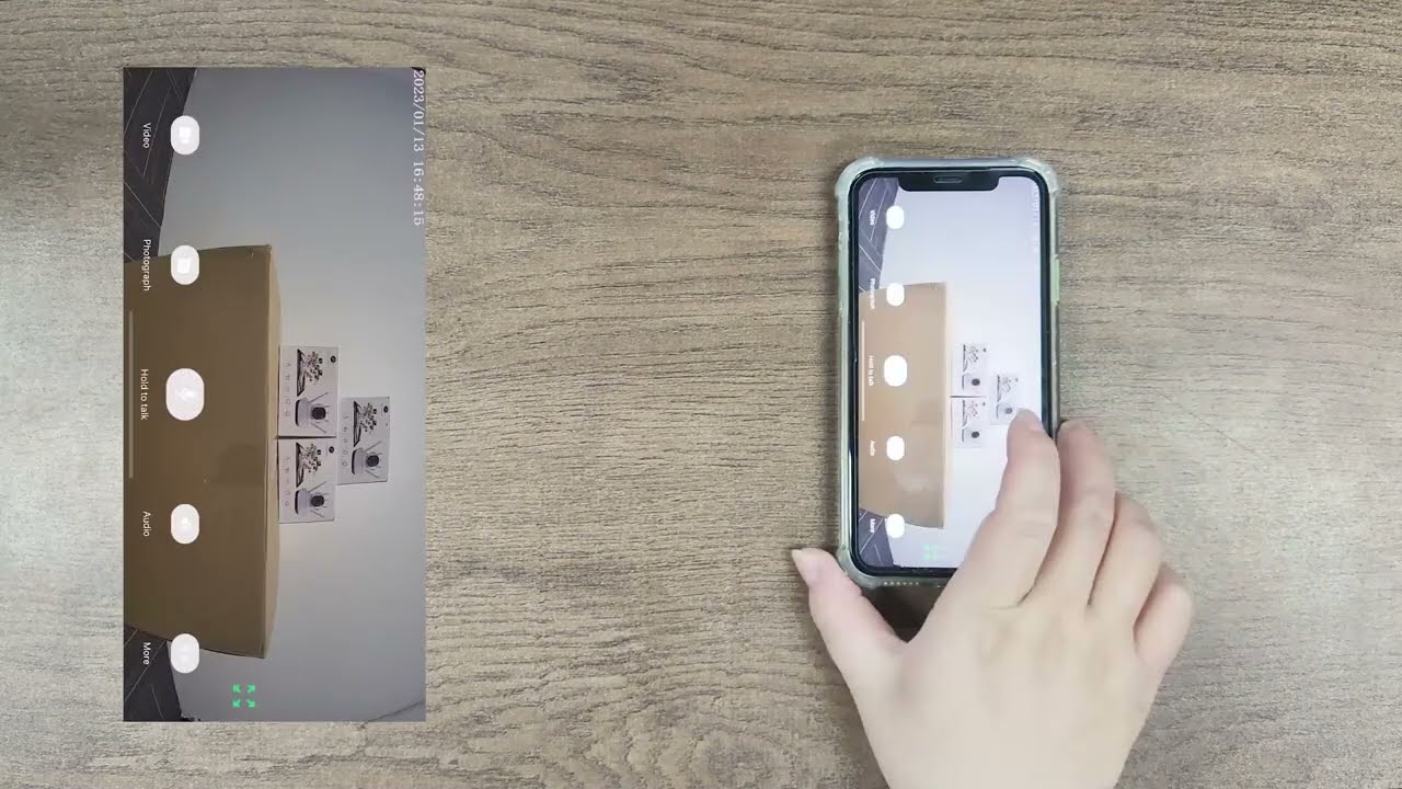 Lookcampro APP connecting and setting Video