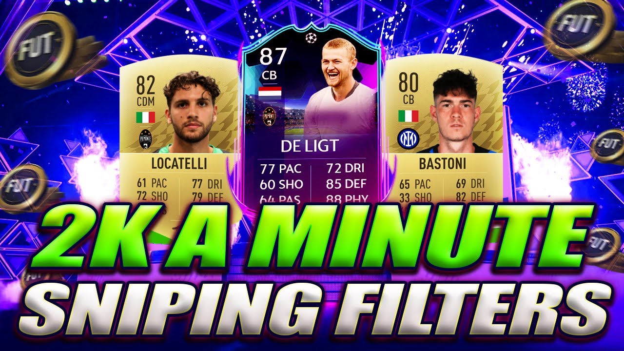 MAKE 2K EVERY MINUTE! FIFA 22 BEST SNIPING FILTERS & TRADING METHODS 🤑