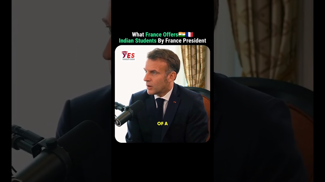French President Emmanuel Macron on Indian Students |Study in France Explained | podcast Raj Shamani