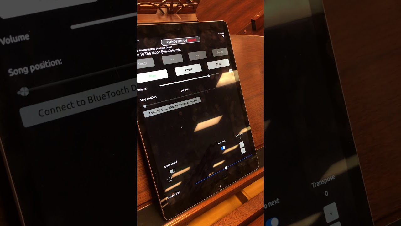 PDS128+ and PIANOSTREAM.  MauColi is playing the piano in this video.