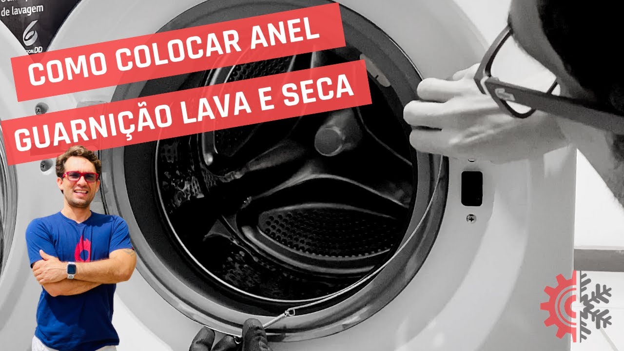 🔴Como colocar anel da guarnição lava e seca