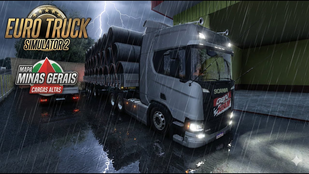 Euro Truvk Simulator 2 Mapa Minas Gerais Scania NTG Cargas Altas
