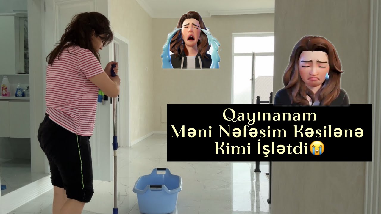 Qayınanamgildə Ev Vlogu | Təmizlik Vlogu | Bugün nələr etdim | Həm Ev təmizlədim Həm Söhbət etdim