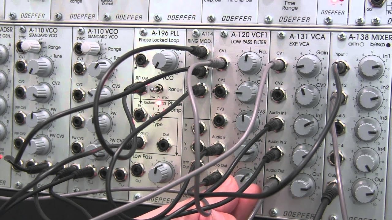 Doepfer A196 PLL- Experiments with the Phase Locked Loop- Basic Patching Part One-Sequencer Patch