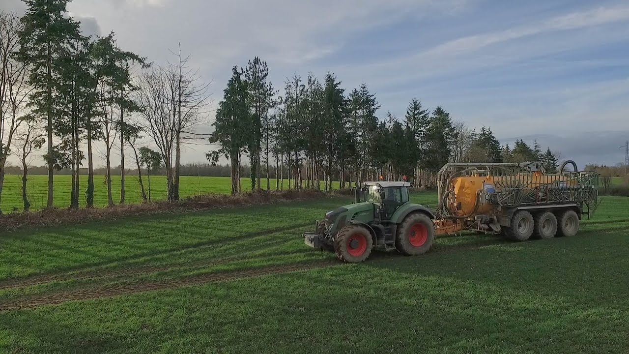 Epandage lisier | Fendt 924 & Mauguin Typhon 25000 L | ETA Corrignan
