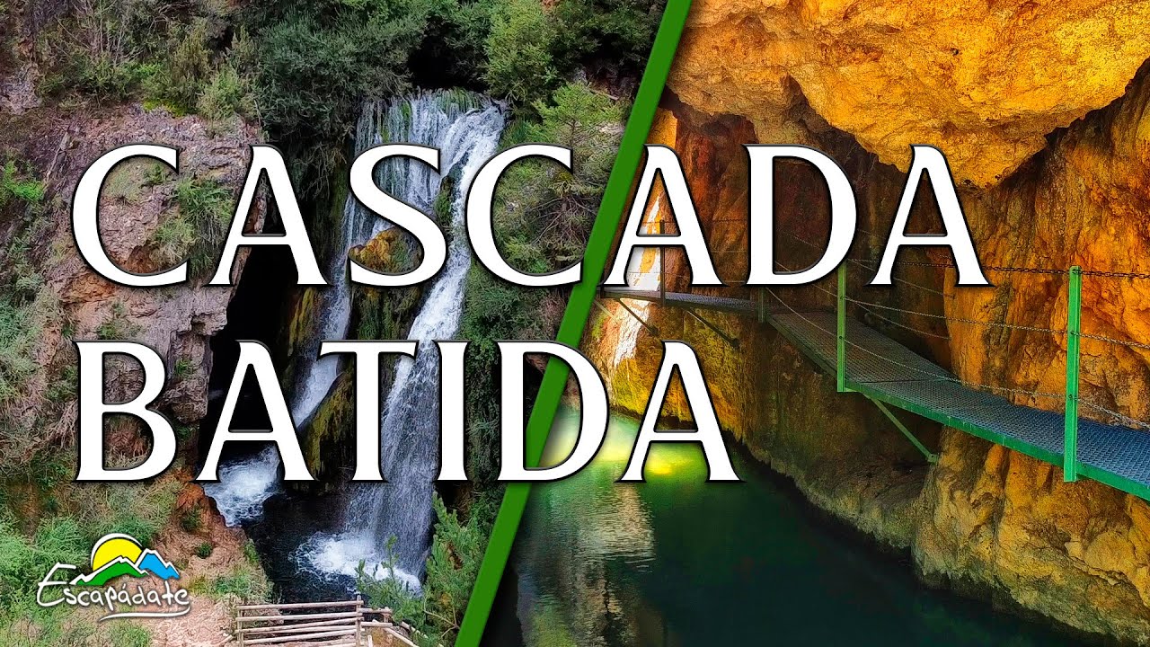 ALBARRACIN, CASCADA BATIDA, JUNTO AL ESPECTACULAR CAÑON DE LOS ARCOS