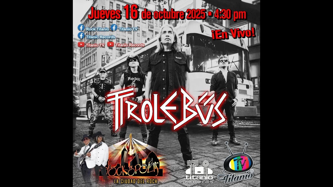 Troleb&uacute;s en Rock&oacute;polis La Ciudad Del Rock