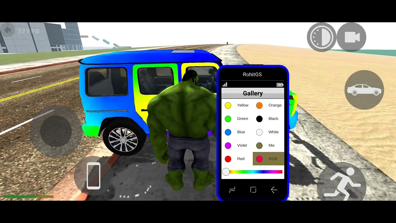 INDIAN BIKE DRIVING 3D #hulk 