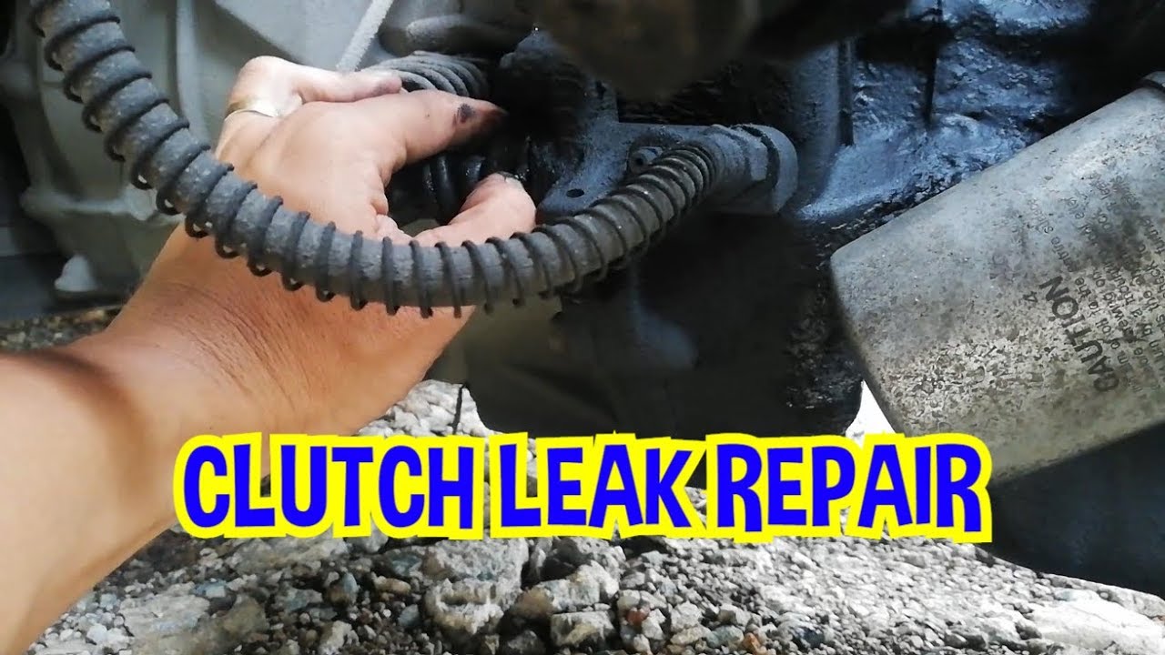 How to fix LEAKING CLUTCH SLAVE - CLUTCH REPAIR