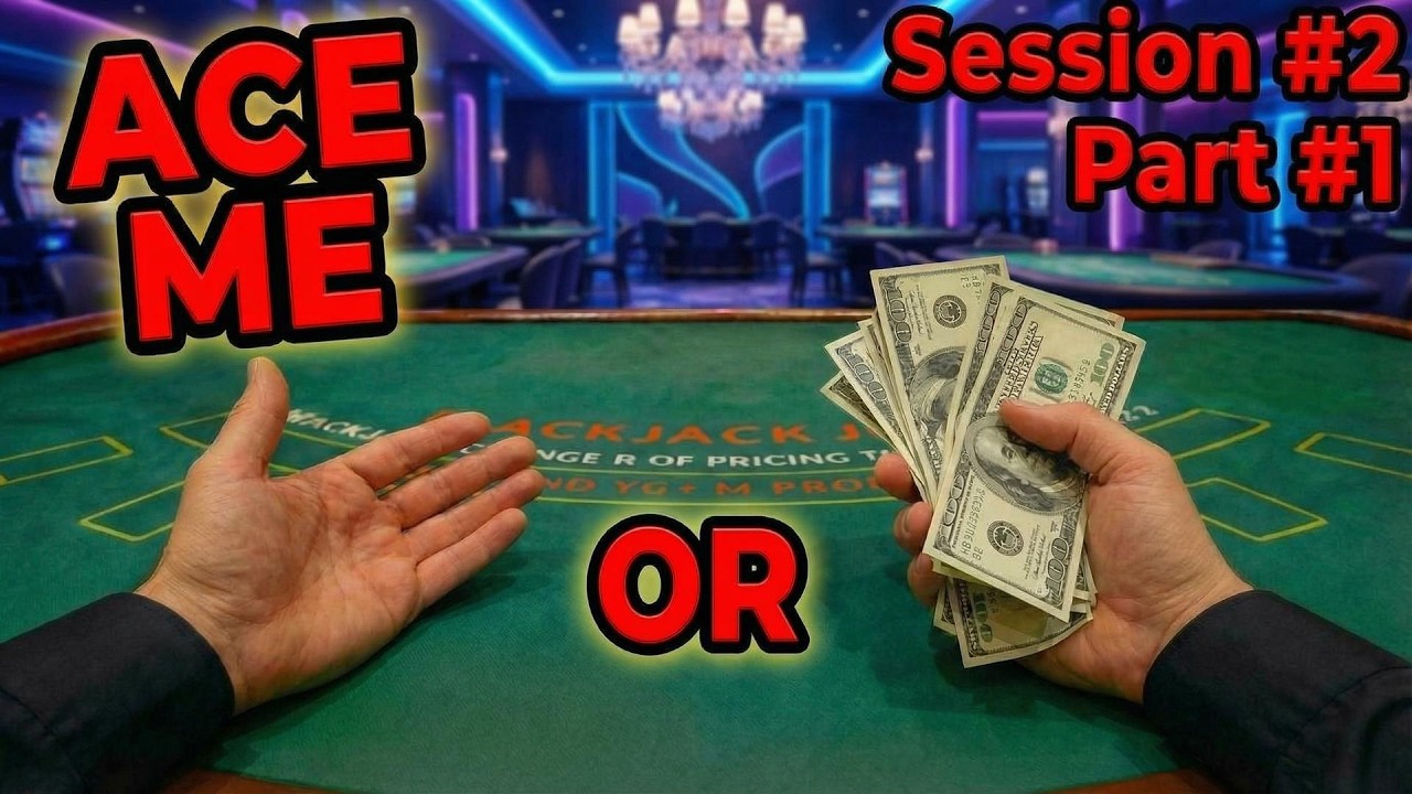 Session 2, Part 1 - $2,500 Buy-In live blackjack