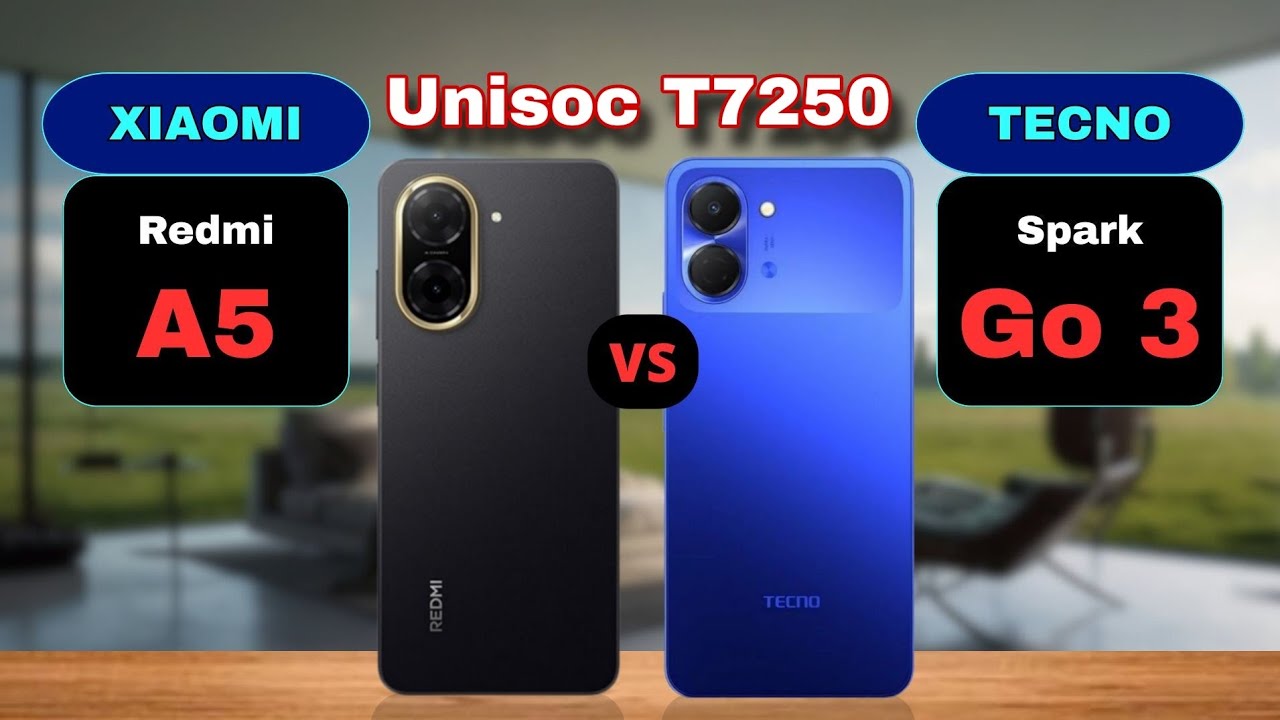 Redmi A5 vs Tecno Spark Go 3 Comparison