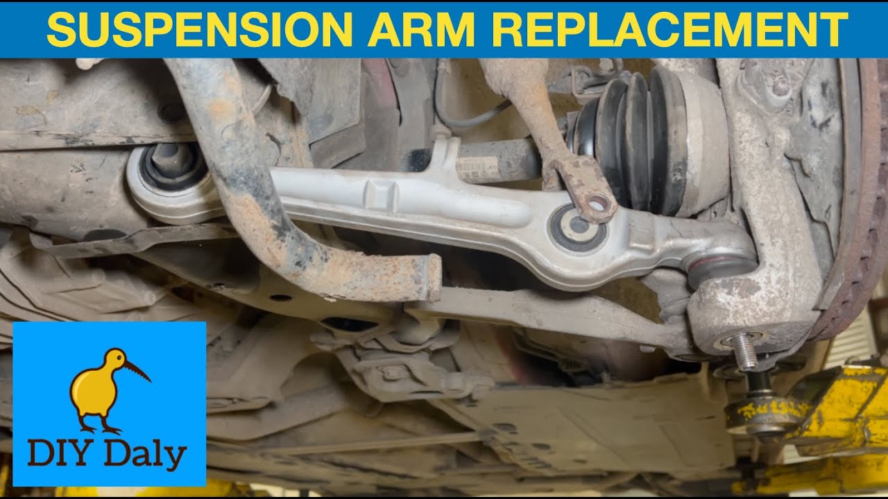Audi A4 front lower suspension arm replacement B7