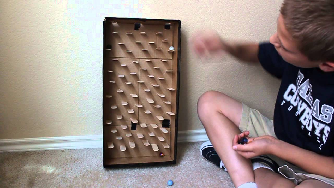 Homemade Marble Run