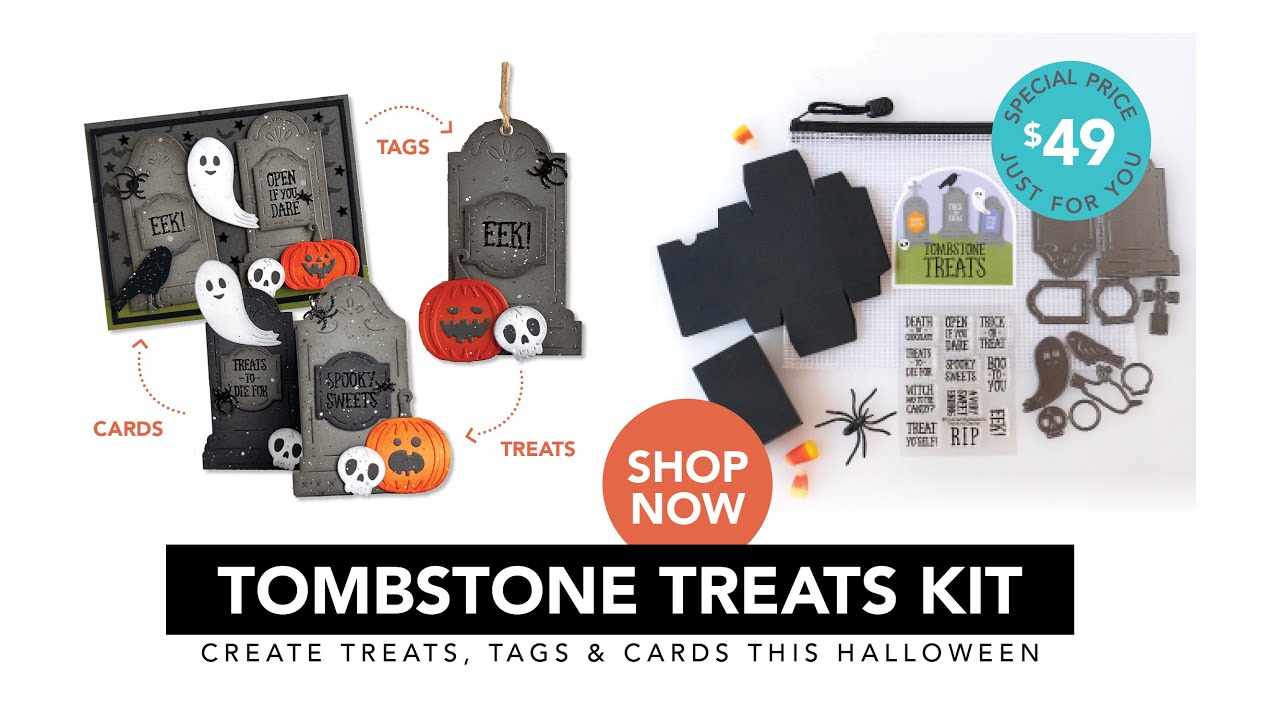Create Spooky & Sweet Treat Boxes for Halloween | Introducing the Tombstone Treats Kit