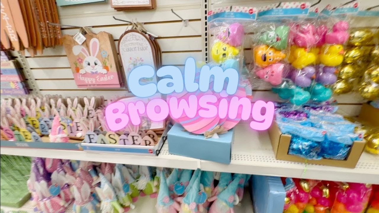 Dollar Tree Browsing ASMR - Late Easter Upload