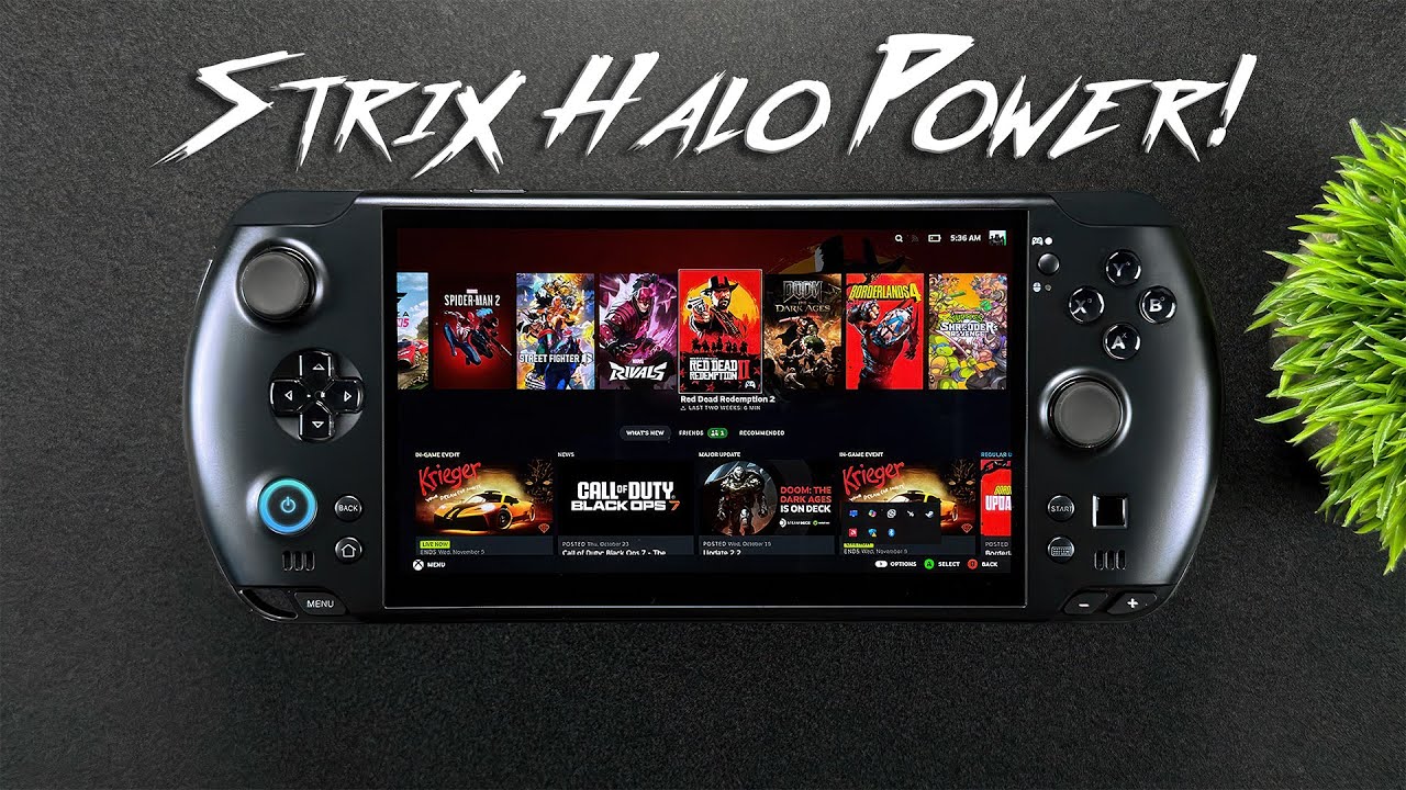 Самая быстрая портативная консоль из всех! GPD Win 5 (Strix Halo) просто нереальная!