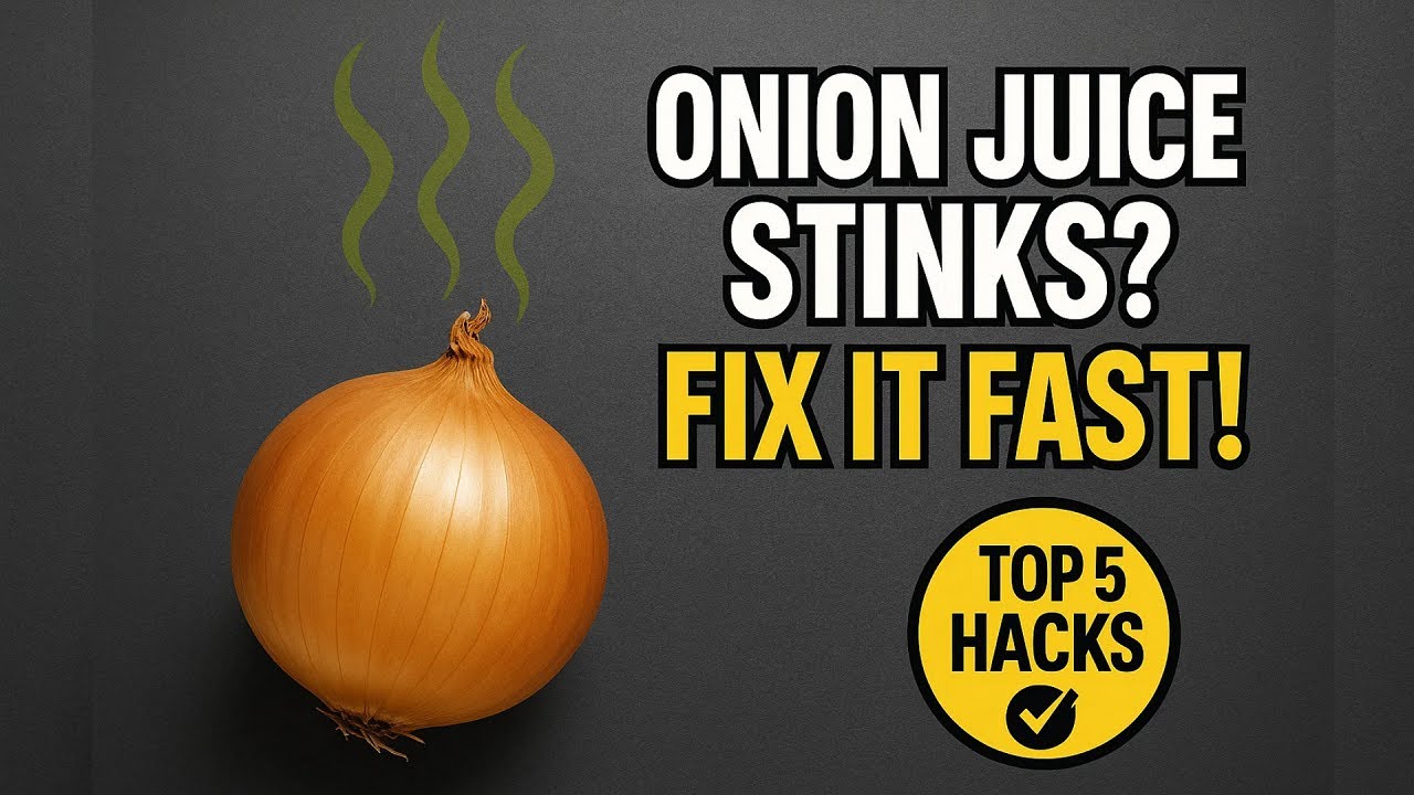 Remove Onion Juice Smell from Hair FAST!  5 Proven Tips