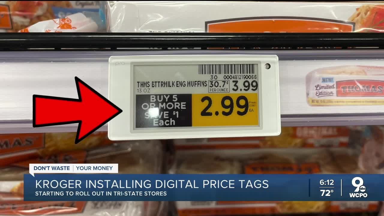Kroger launches digital shelf tags in Cincinnati stores, despite controversy
