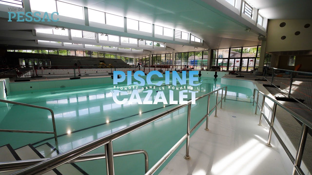 Chantier de la piscine Cazalet - mai 2025
