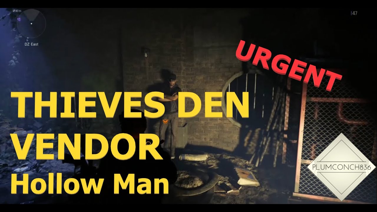 The Division 2 - THIEVES DEN VENDOR - THE HOLLOW MAN - PERFECTLY INSULATED - MUST BUY NAMED ITEM!!