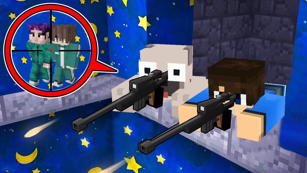 DANI &Eacute;S KIIS TITKOS MESTERL&Ouml;V&Eacute;SZ LETT A SQUID GAME 3-BAN A MINECRAFTBAN!