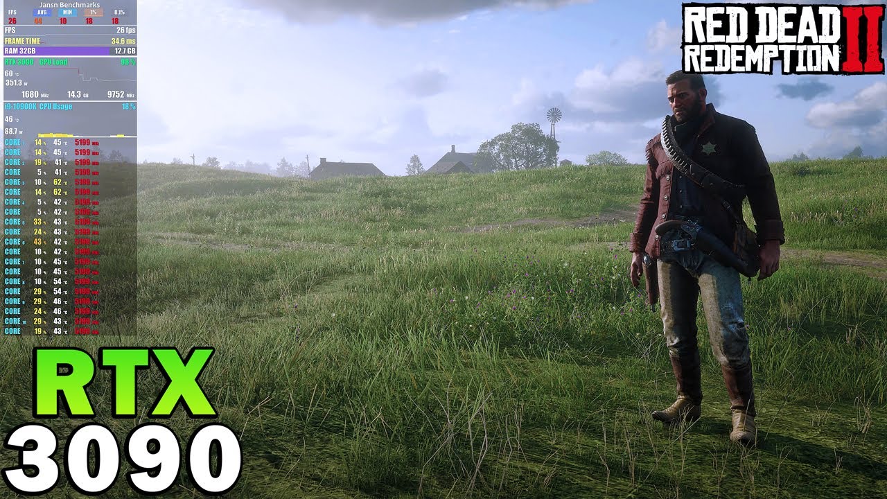 Red Dead Redemption 2 | RTX 3090 | i9 10900K 5.2GHz | 4K - 1440p - 1080p | Ultra & HUB Settings