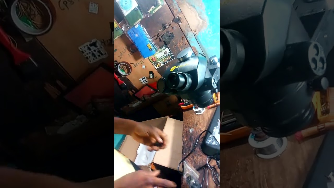 Part 1: Assembly process of kailiwei trinocular microscope...