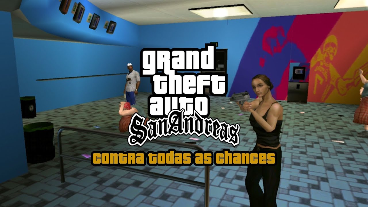 GTA San Andreas Android: Gameplay 100% - Missão 31 | Contra Todas as Chances - No Gamepad