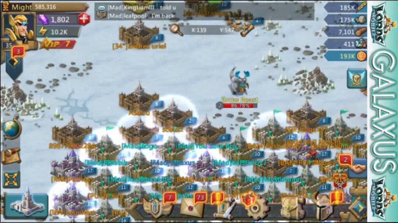 Lords Mobile-How to make your account stronger #3-Join an Active Guild/Guild Coins and Guild Wars