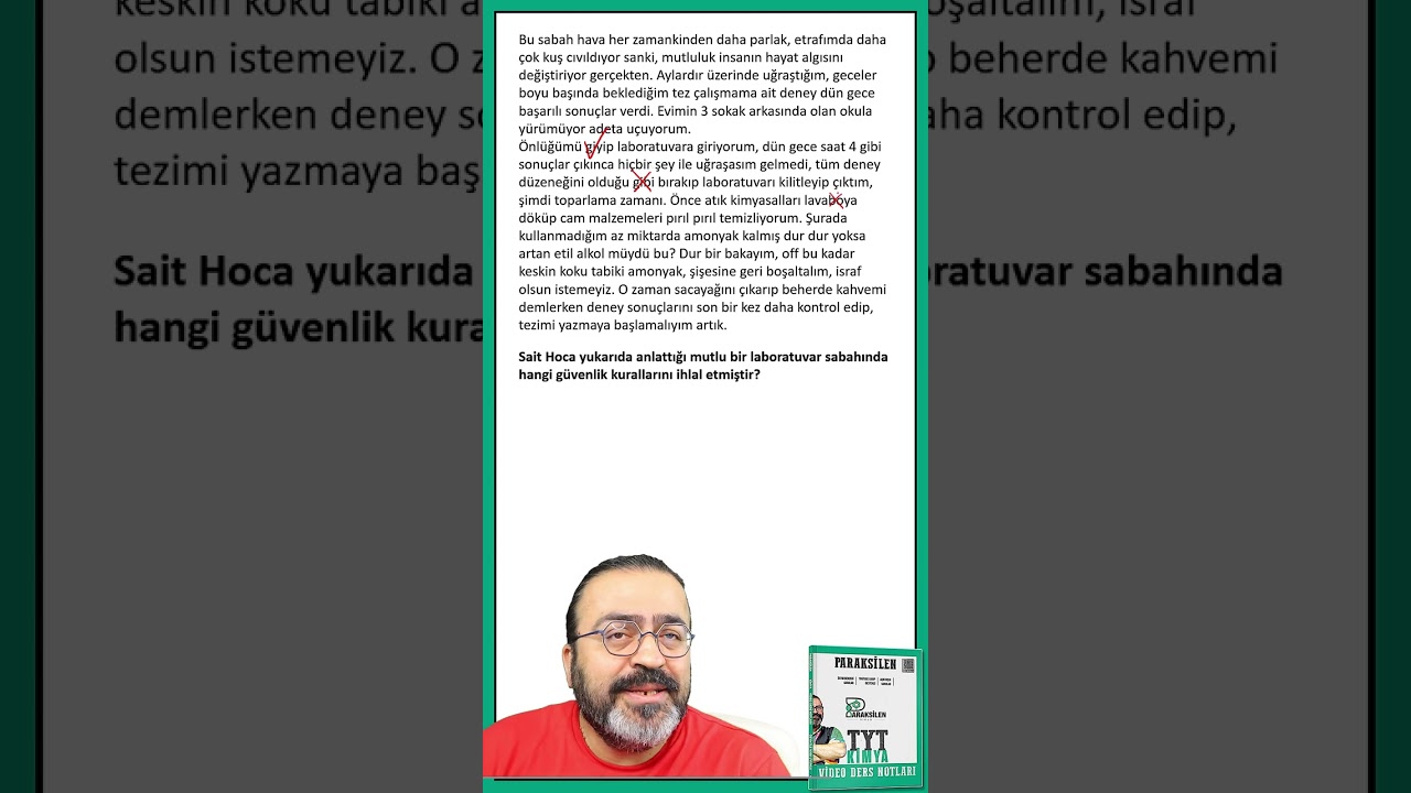 1 Dakikada Kimya &Ouml;ğren 12 - 9. Sınıf 1. Tema - 2025