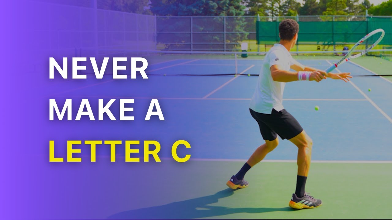 NEVER Make A C On Your FOREHAND! Do This Instead