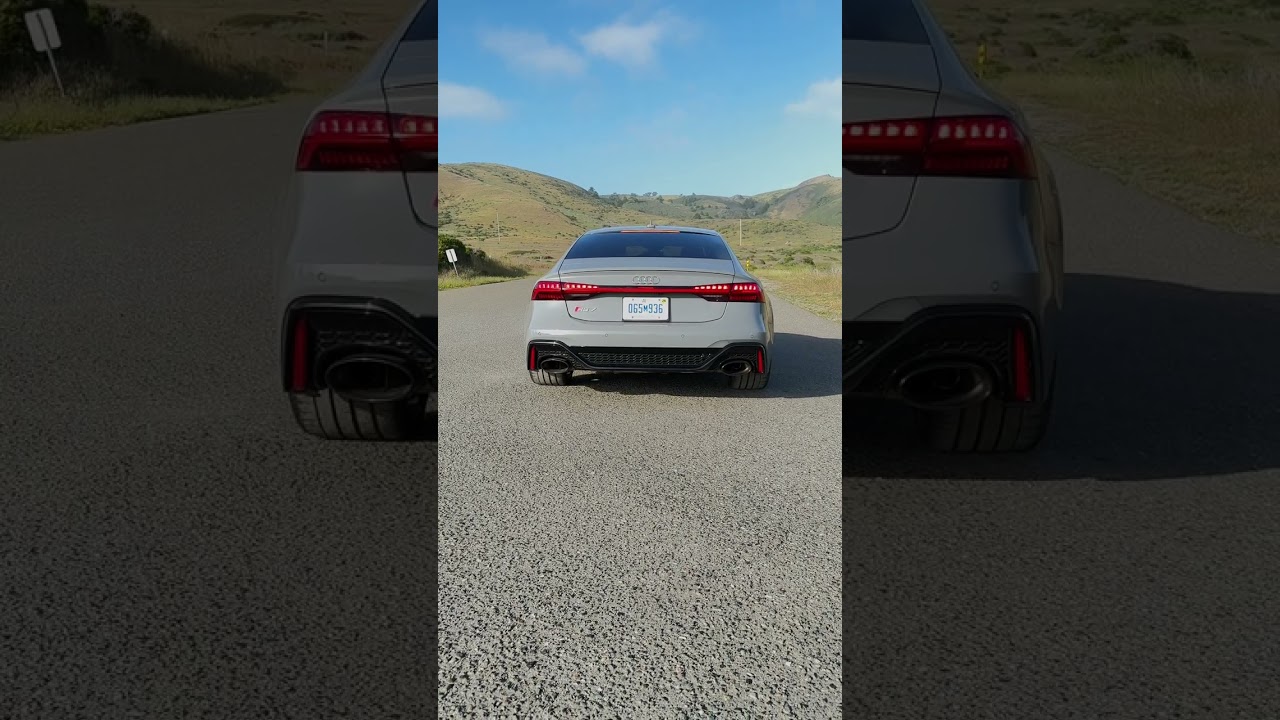 2024 Audi RS7 Performance Exhaust Sound & Launch 🔥 #shorts