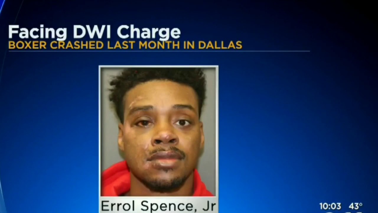 IMO SPORTS Tv Explains Errol Spence Mugshot Picture: Errol Spence Charge With A DWI