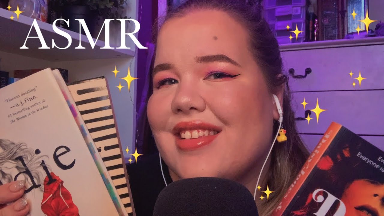 ASMR My Favourite Books (Whisper Rambling, Book Tapping, Page Flipping, etc.) ✨📚