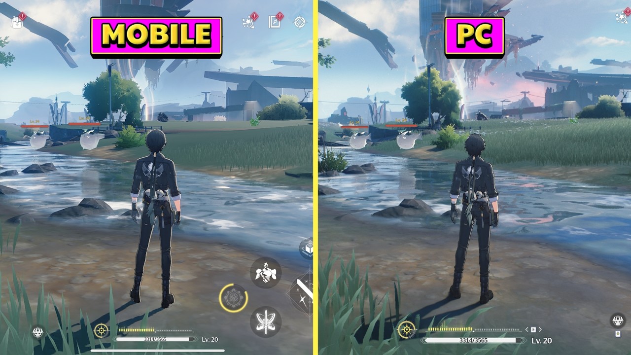 Wuthering Waves Ultra Graphics Comparison: PC vs Mobile