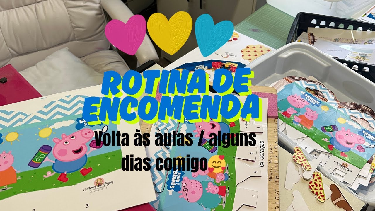 ROTINA DE ENCOMENDA / VENDENDO NA SHOPPE, volta as aulas das crianças / loucura com encomendas 🥰🥰