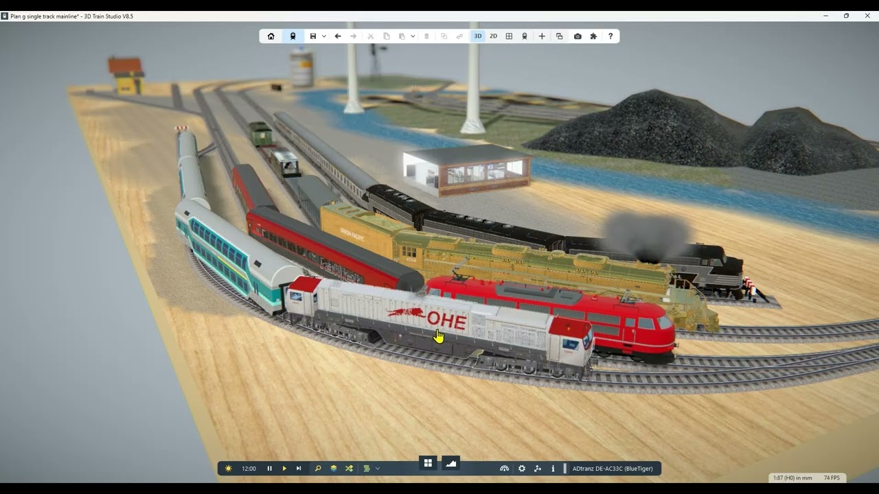 3d Train Studio #2