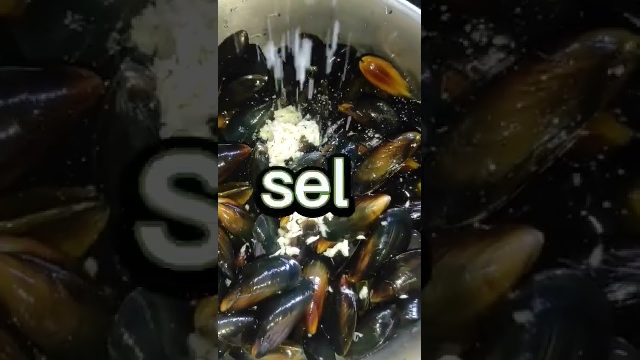 Moules marinière à la Normande méga super bon et facile à préparer