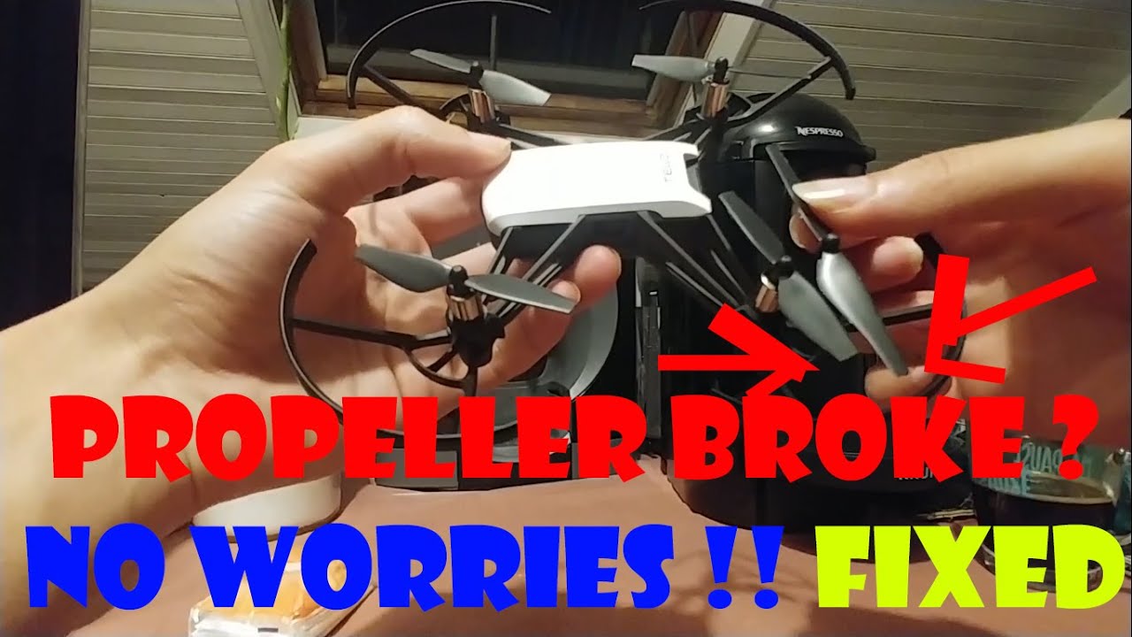 🤩Tello Drone propellers broke 😲? No need to buy new ones --- FIXED !!! 😲🤩