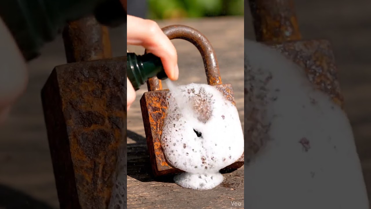😱🔒Extremely Satisfying Rust Removal From lock | Amazing Restoration (Before & After) #rustremoval
