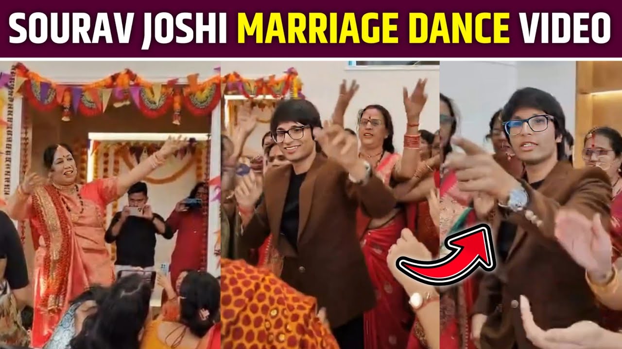 SOURAV JOSHI Wedding Viral video With Dance || Sourav Joshi Avantika Bhatt