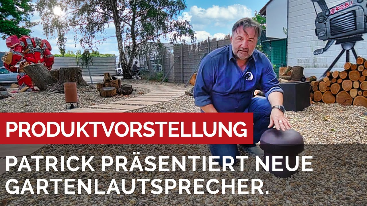 Jetzt bringen wir euch die Musik in den Garten - Wir präsentieren unsere Außenlautsprecher! #grobitv
