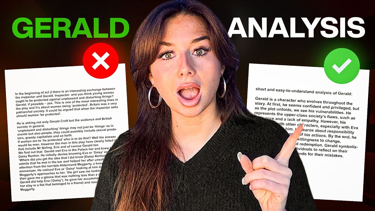 Gerald An Inspector Calls Analysis To Impress Your Teacher